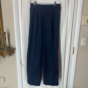 Vintage Christian Dior Men's Navy Pants